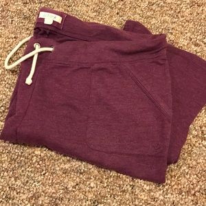 Comfy purple sweat pants